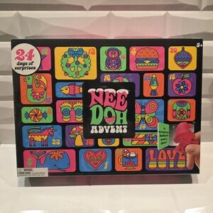 NEE DOH 2025 Squishmas NeeDoh Advent CHRISTMAS Calendar (24 Surprises) Squishy